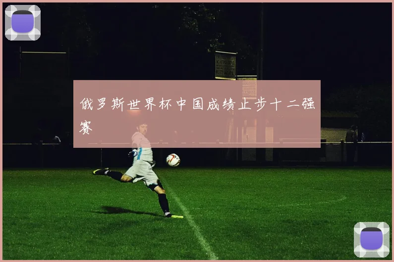俄罗斯世界杯中国成绩止步十二强赛